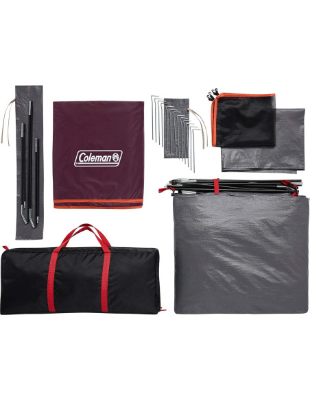 Carpa Coleman Skydome 4 Personas Impermeable Montaje Rápido Carpa Coleman Skydome 4 Personas Impermeable Montaje Rápido