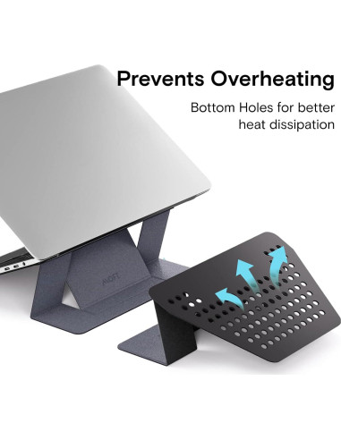 Soporte para Laptop MOFT Gris Estrellado Plegable 11-16"
