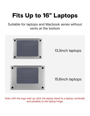 Soporte para Laptop MOFT Gris Estrellado Plegable 11-16"