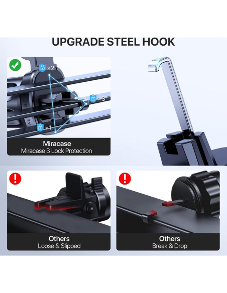 Soporte de Teléfono para Auto Miracase 2da Generación Ajustable Soporte de Teléfono para Auto Miracase 2da Generación Ajustable