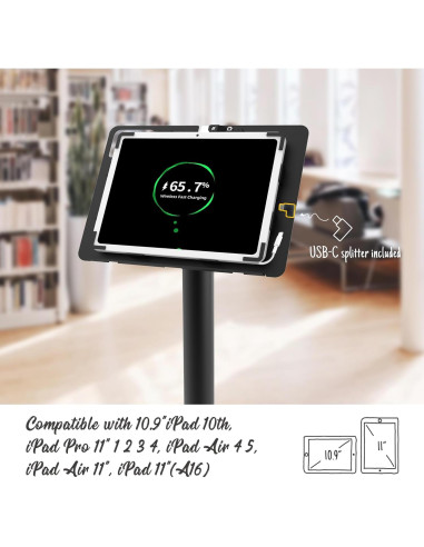 Soporte de Piso para Tableta Beelta Kiosk Antirrobo 99 cm