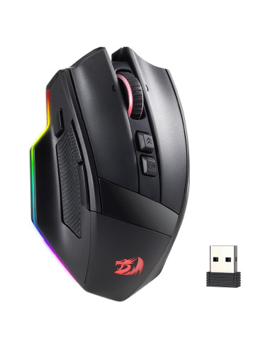 Redragon M813 PRO Ratón Gaming RGB 3 Modos 26000 DPI