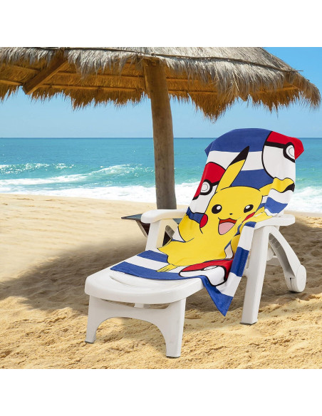 Toalla de Playa The Northwest Pikachu 76x152 cm Suave y Absorbente Toalla de Playa The Northwest Pikachu 76x152 cm Suave y Absorbente