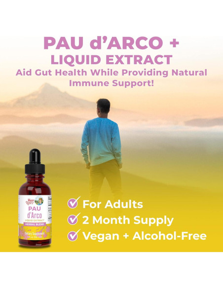 Suplemento Herbal Líquido Pau d'Arco MaryRuth 29.57 ml Suplemento Herbal Líquido Pau d'Arco MaryRuth 29.57 ml