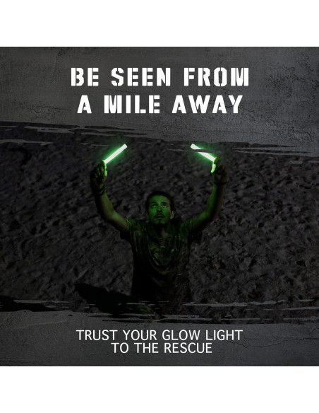 Palos de luz de emergencia Glow Mind 20 unidades 12 horas Palos de luz de emergencia Glow Mind 20 unidades 12 horas