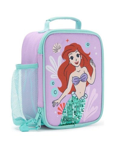 Caja de Almuerzo Aislada Disney Store Ariel con Lentejuelas