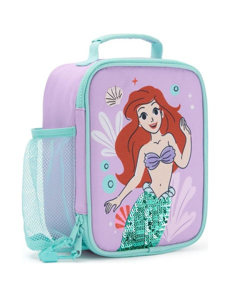 Caja de Almuerzo Aislada Disney Store Ariel con Lentejuelas Caja de Almuerzo Aislada Disney Store Ariel con Lentejuelas