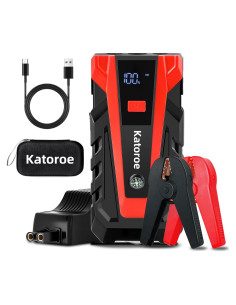 Arrancador de Salto Katoroe Q17 4000A 12V con Linterna