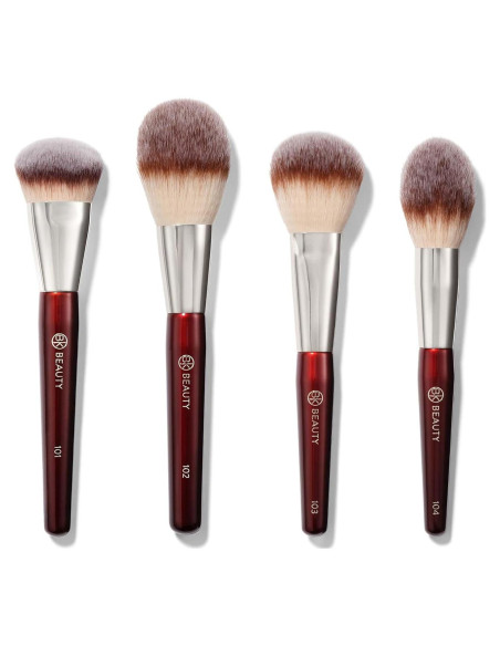 Juego de Brochas BK BEAUTY 4 Piezas para Maquillaje Juego de Brochas BK BEAUTY 4 Piezas para Maquillaje