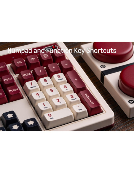 Teclado Mecánico 8Bitdo Fami 108 Teclas Bluetooth USB-C Teclado Mecánico 8Bitdo Fami 108 Teclas Bluetooth USB-C