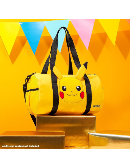 Bolsa de Deporte Pokemon Amarillo 3D Orejas 38x18.5x22cm Bolsa de Deporte Pokemon Amarillo 3D Orejas 38x18.5x22cm