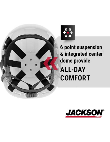 Casco de construcción Jackson Safety CH300 - No ventilado