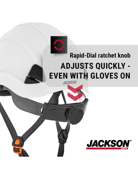 Casco de construcción Jackson Safety CH300 - No ventilado Casco de construcción Jackson Safety CH300 - No ventilado