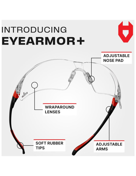 Gafas de Seguridad NoCry EyeArmor+ Anti-Niebla UV Gafas de Seguridad NoCry EyeArmor+ Anti-Niebla UV