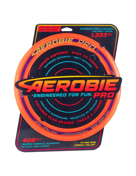 Anillo Volador Aerobie Pro Naranja 35,56 cm para Juegos Anillo Volador Aerobie Pro Naranja 35,56 cm para Juegos