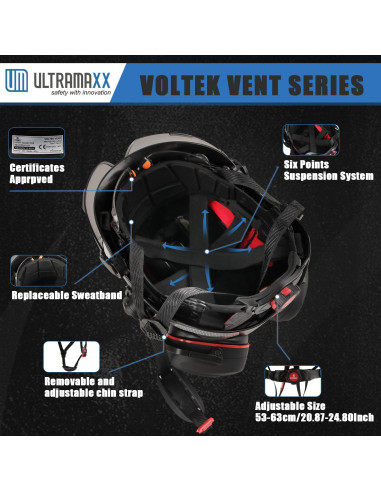 Casco de Seguridad UM ULTRAMAXX con Bluetooth y Visera