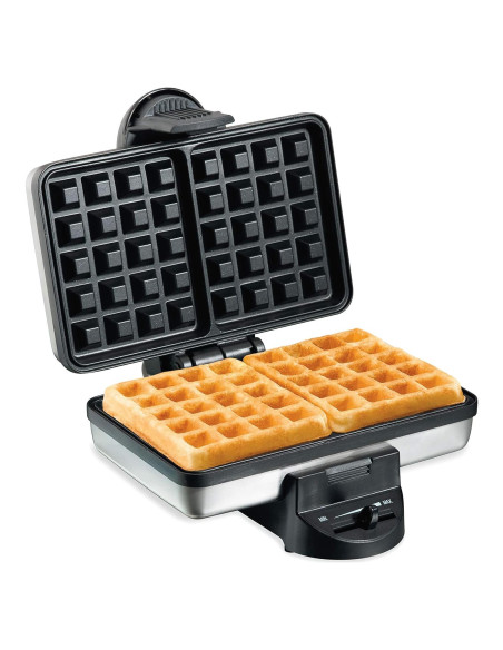 Máquina de Waffles Hamilton Beach 26009 Acero Inoxidable Compacta Máquina de Waffles Hamilton Beach 26009 Acero Inoxidable Compacta