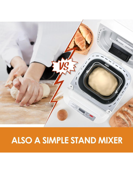 Máquina de Pan Kitchen in the Box 2LB 12 Programas Blanco Máquina de Pan Kitchen in the Box 2LB 12 Programas Blanco