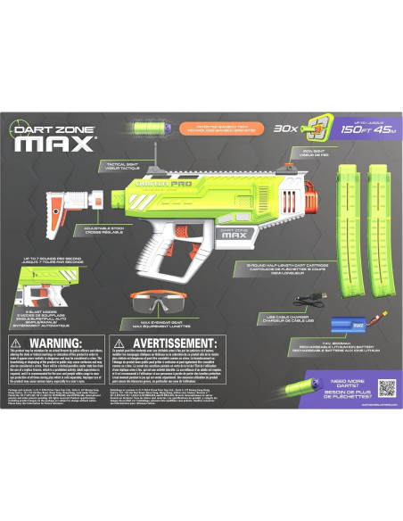 Blaster de Dardos de Espuma DART ZONE Max Omnia Pro Gen 3 150 FPS Blaster de Dardos de Espuma DART ZONE Max Omnia Pro Gen 3 150 FPS
