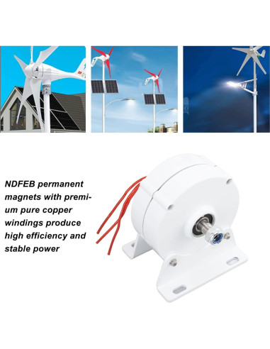 Generador de imán permanente 600W 24V Cryfokt 3 fases