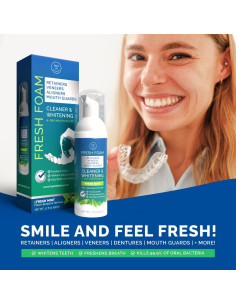 Espuma Limpiadora Pop On Fresh Foam 50ml Blanquea Dientes 2