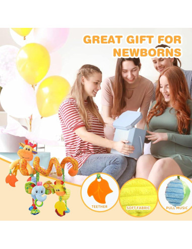 Juguete Colgante Jollybaby Jirafa para Bebés 0-3 Años