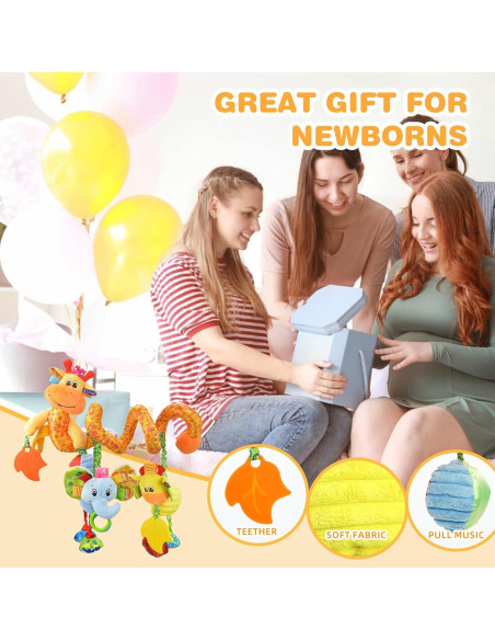 Juguete Colgante Jollybaby Jirafa para Bebés 0-3 Años Juguete Colgante Jollybaby Jirafa para Bebés 0-3 Años
