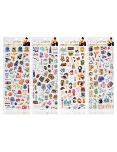 Stickers Puffy Harry Potter Acuarela Conquest Journals