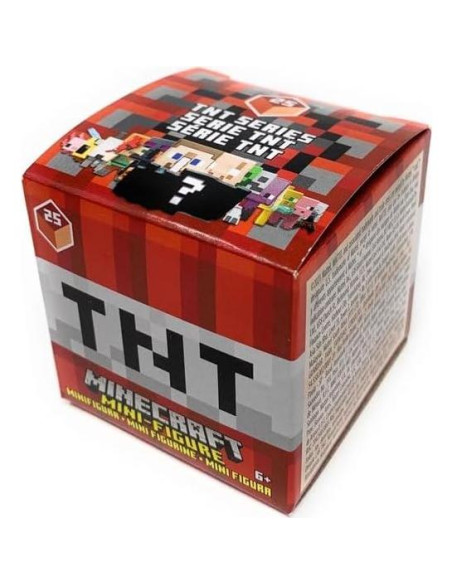 Paquete Misterioso Mini Figuras Minecraft TNT Serie 25 - 3 Unidades Paquete Misterioso Mini Figuras Minecraft TNT Serie 25 - 3 Unidades