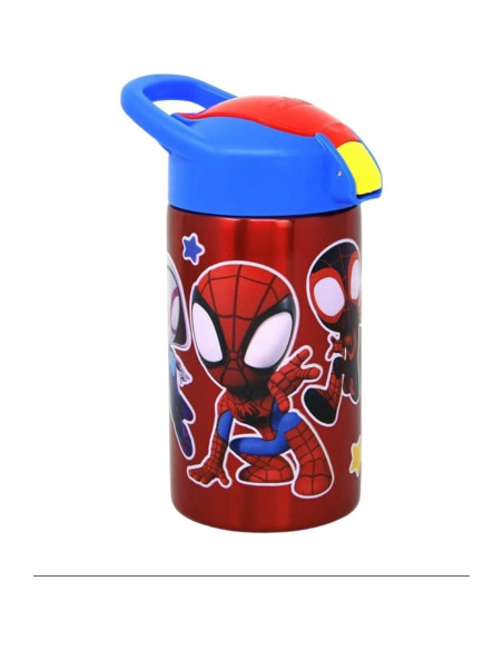 Botella de Agua Aislada Spider-Man Zak Designs 439 ml Botella de Agua Aislada Spider-Man Zak Designs 439 ml