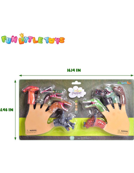 Títeres de Dedo Dinosaurio Juguetes Divertidos 10 Pcs Títeres de Dedo Dinosaurio Juguetes Divertidos 10 Pcs