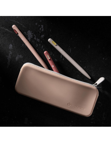 Funda de Lápiz DIVERSEBEE Silicona Suave Almendra