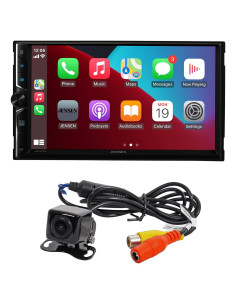 Estéreo Doble DIN Jensen J3CA7W 7" Táctil Bluetooth + Cámara