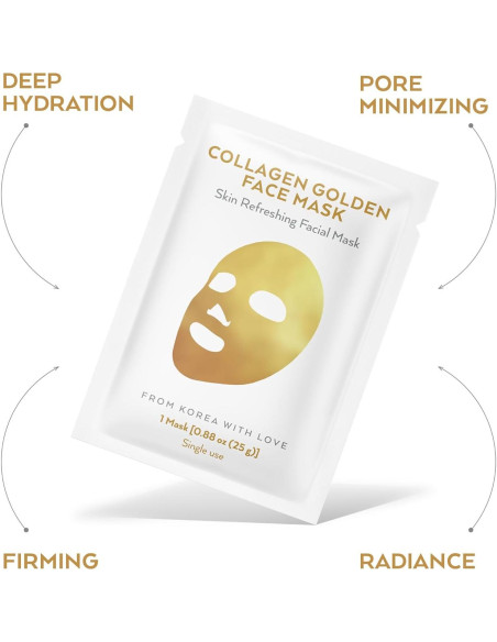 Mascarilla Facial de Colágeno Wonder Family 10 Piezas Hidratante Mascarilla Facial de Colágeno Wonder Family 10 Piezas Hidratante