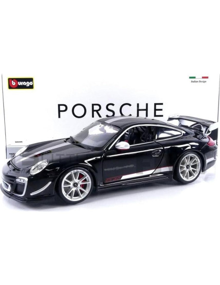 Bburago Porsche 911 GT3 RS 4.0 Negro 1:18 Modelo Fundición Bburago Porsche 911 GT3 RS 4.0 Negro 1:18 Modelo Fundición