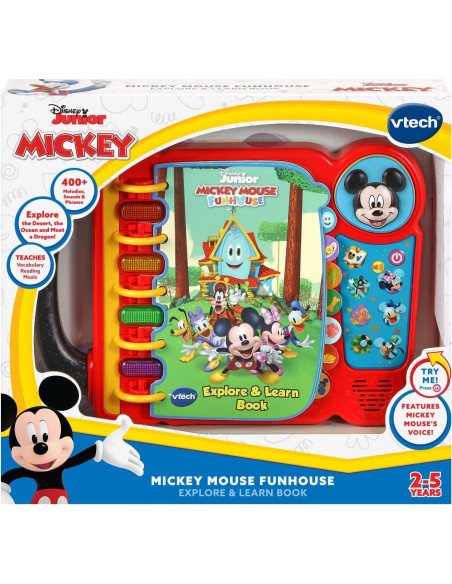 Libro Interactivo VTech Mickey Mouse 14 Páginas 0.5 kg Libro Interactivo VTech Mickey Mouse 14 Páginas 0.5 kg