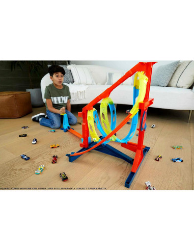Juego de Pista de Autos Hot Wheels Tornado Corkscrew 1:64