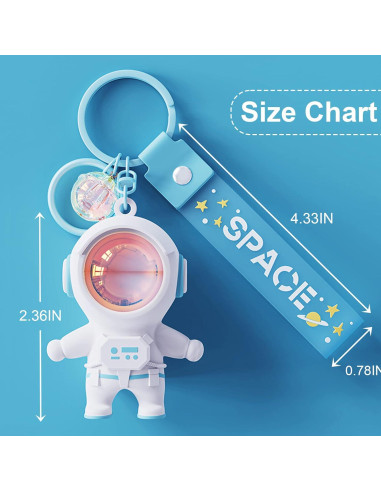 Llavero Astronauta Kawaii You Wizv con Luz - 5.49 cm