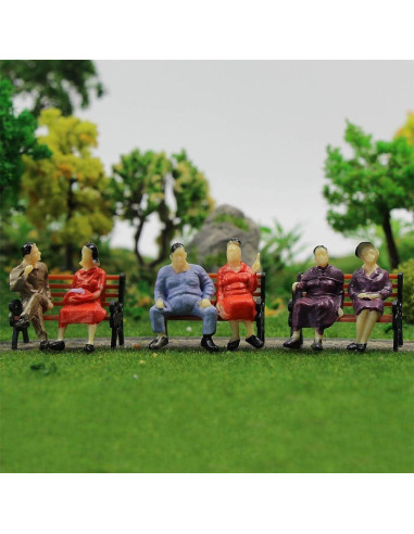 Figuras Sentadas O Gauge 1:50 100pcs Evemodel Miniaturas