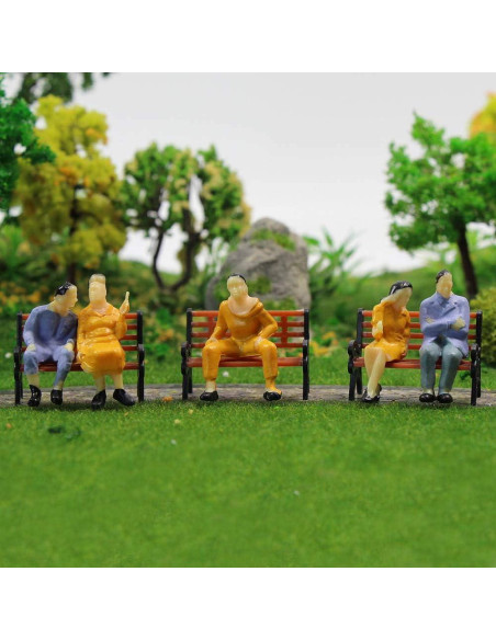 Figuras Sentadas O Gauge 1:50 100pcs Evemodel Miniaturas Figuras Sentadas O Gauge 1:50 100pcs Evemodel Miniaturas