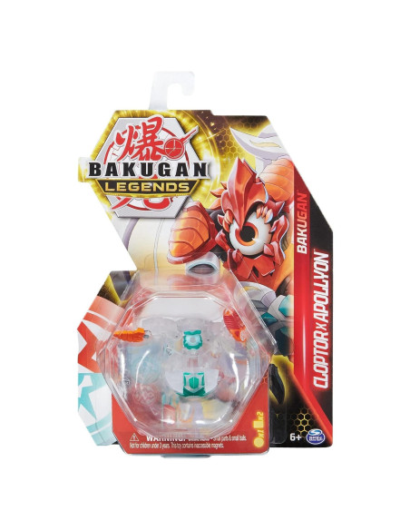 Bakugan Leyendas 2023 Cloptor x Apollyon figura 7.6 cm Bakugan Leyendas 2023 Cloptor x Apollyon figura 7.6 cm