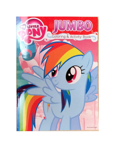 Libro de Colorear Jumbo My Little Pony 4 Pack - 96 Páginas