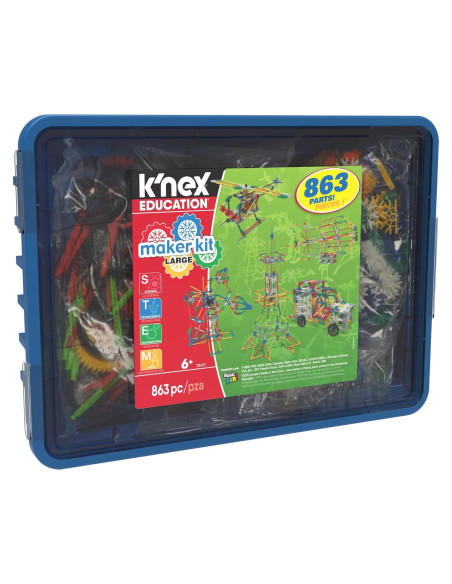 K'NEX Educación Kit Grande de Creación 800 Piezas K'NEX Educación Kit Grande de Creación 800 Piezas