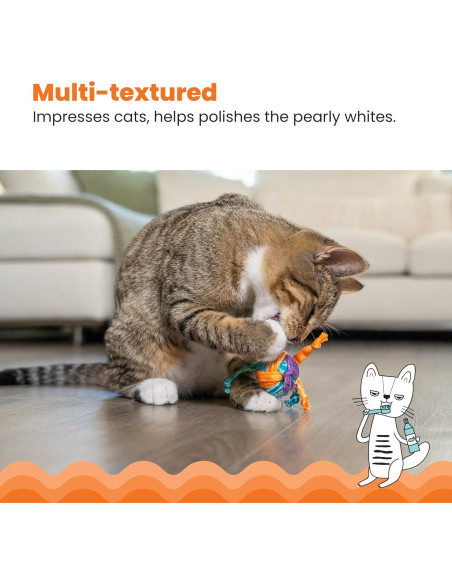 Juguete Dental para Gatos Petstages Montones de Colas Juguete Dental para Gatos Petstages Montones de Colas