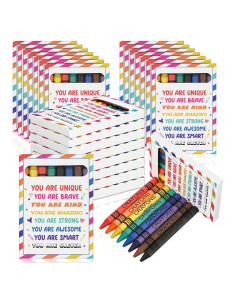 Paquete de 24 Crayones Multicolores MotiMind 8 Colores