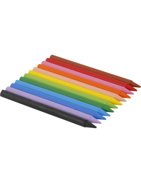 Crayones BIC Kids Plastidecor Afilables 12 Colores Asortidos Crayones BIC Kids Plastidecor Afilables 12 Colores Asortidos