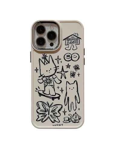 Funda de Silicona Emylisa para iPhone 16 Pro Max Blanca