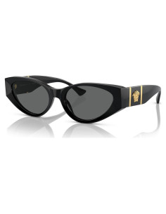 Gafas de sol Versace Mujer Marco Negro Lentes Grises 55mm
