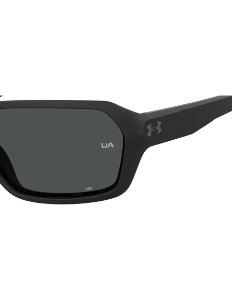 Gafas de sol cuadradas Under Armour UA Recon 64mm negras Gafas de sol cuadradas Under Armour UA Recon 64mm negras