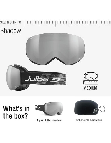 Gafas Julbo Shadow Lentes REACTIV para Esquí y Snowboard